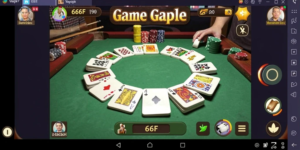 Tampilan gameplay Gaple di 666F yang seru dan interaktif.