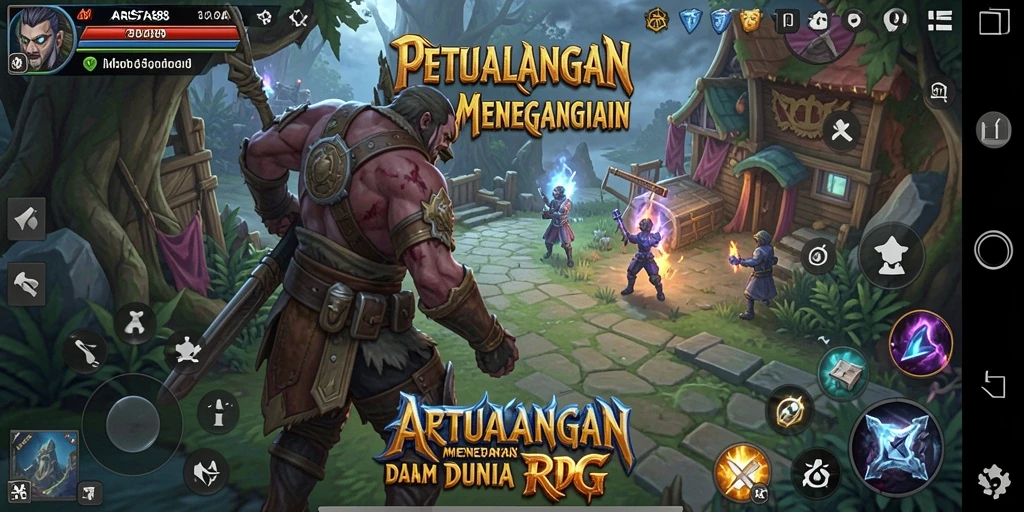 Screenshot dari gameplay <strong>ARISTA88</strong> menampilkan aksi seru dalam dunia RPG.