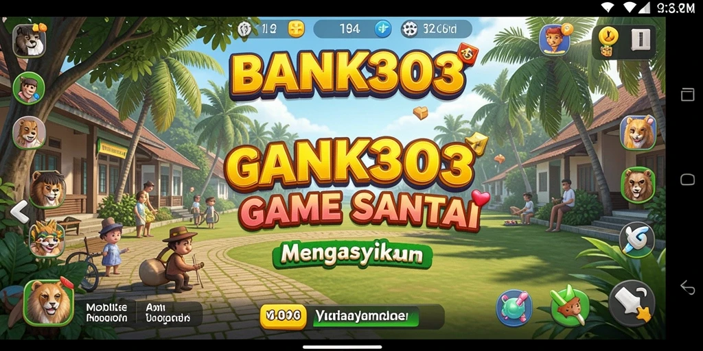 Tampilan menarik dari gameplay BANK303 yang penuh warna dan menarik.