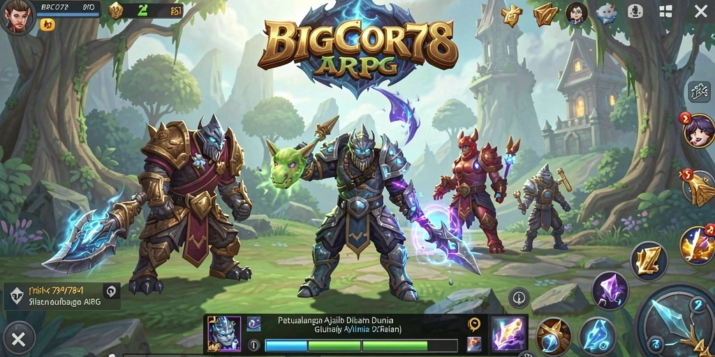 Gameplay seru dalam BIGCOR78 dengan pertarungan dinamis dan visual menawan.