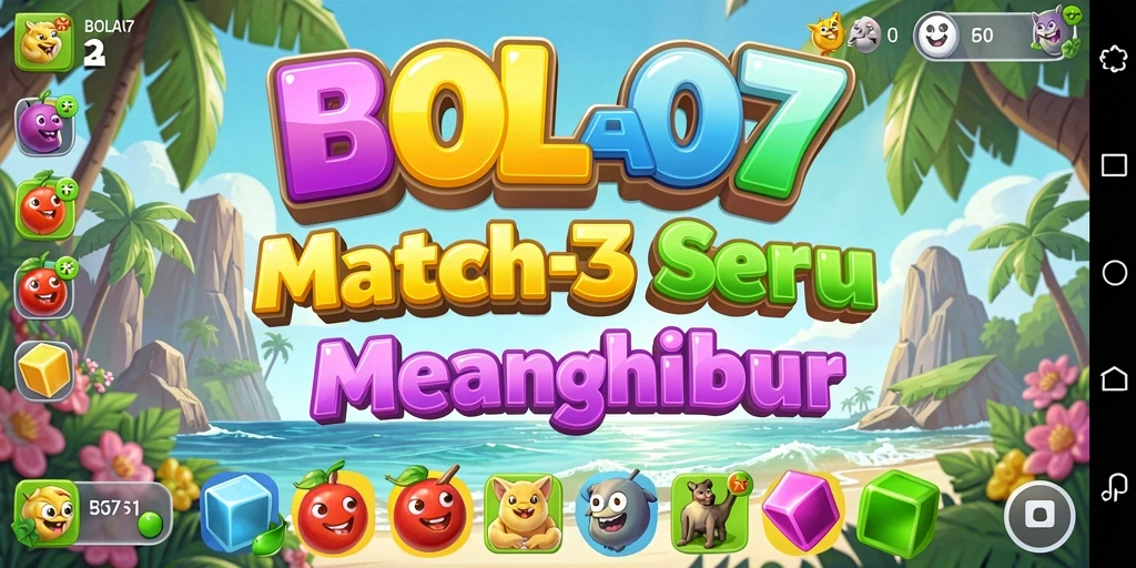 Gameplay BOLA07 yang menantang dan seru saat mencocokkan bola.