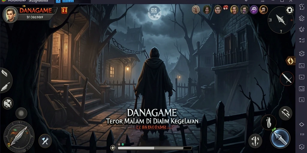 Gameplay menyeramkan di dunia kegelapan dan ketegangan.