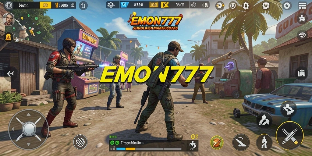 Tangkapan layar EMON777 yang menampilkan pengalaman gameplay Simulation yang mendebarkan.
