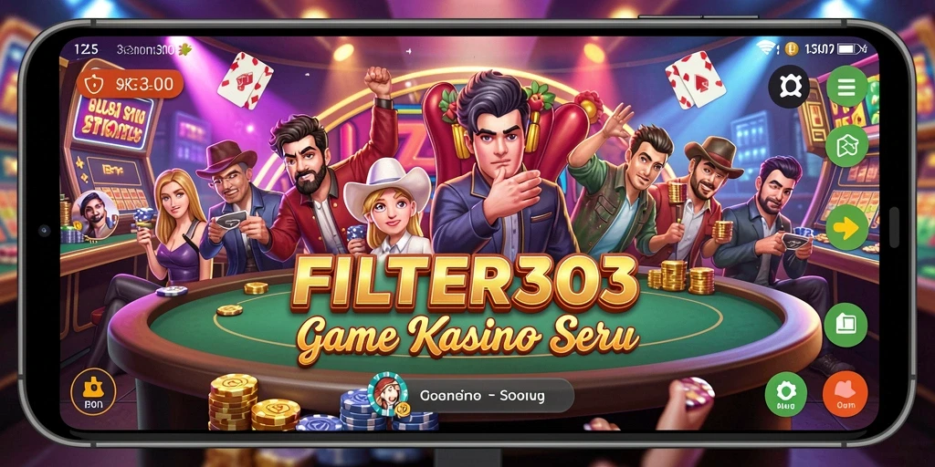 Tampilan seru gameplay kasino di FILTER303 menunjukkan suasana permainan yang menarik.