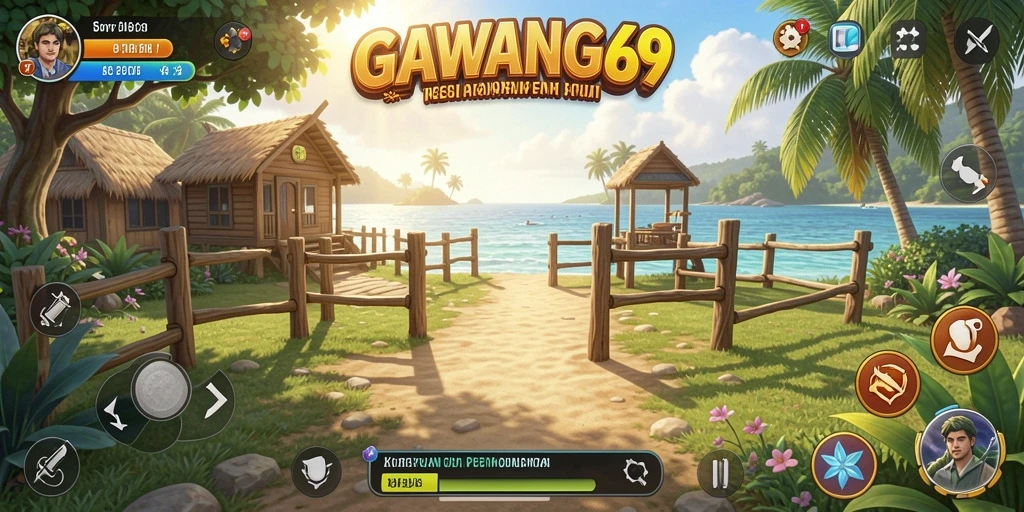 Tampilan gameplay GAWANG69 yang cerah dan mengasyikkan.