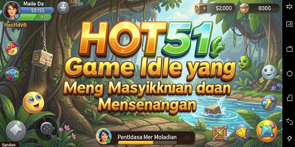 Screenshot gameplay HOT51 menunjukkan aksi Idle yang menarik.