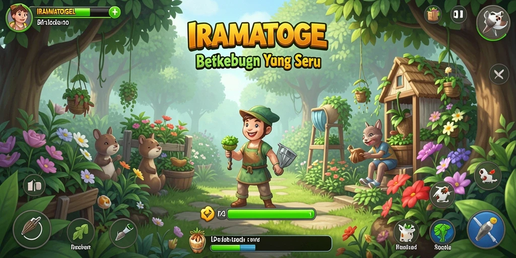 Gameplay seru dalam berkebun dan membangun peternakan.