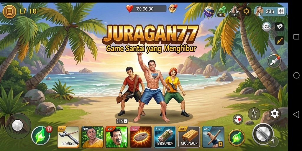 Screenshot JURAGAN77 menampilkan gameplay yang penuh warna dan seru.