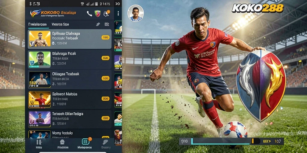 Gameplay menarik dalam KOKO288 dengan grafik olahraga yang memukau.