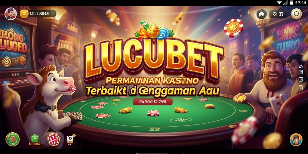 Tampilan gameplay menarik dari LUCUBET dengan suasana kasino yang hidup.