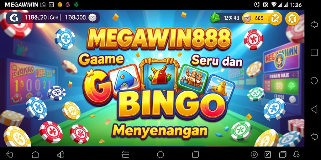 Tampilan gameplay Bingo MEGAWIN888 yang menarik dan interaktif.