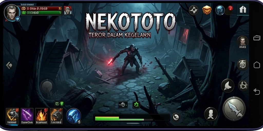 Gameplay menegangkan di dunia kegelapan NEKOTOTO.