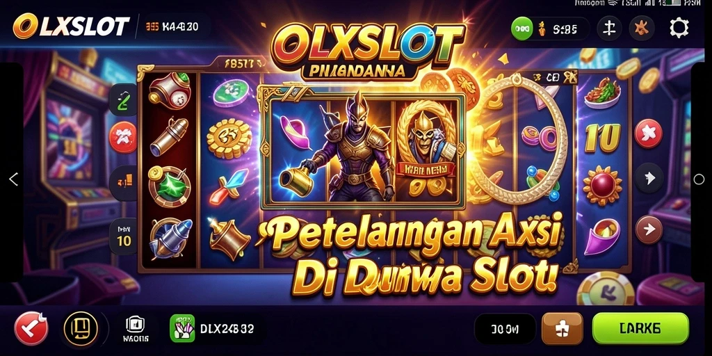 Tampilan gameplay OLXSLOT yang penuh aksi dan seru.