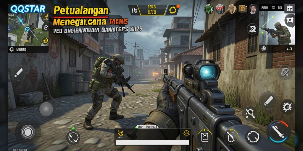 Gameplay seru dalam QQSTAR, aksi mendebarkan di setiap sudut.