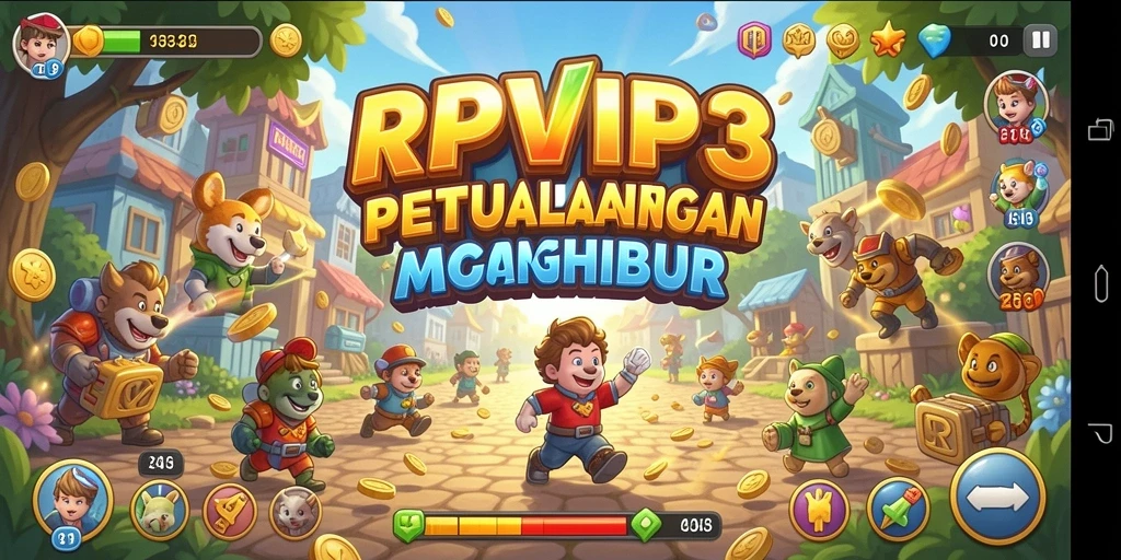 Tampilan gameplay RPVIP3 yang menarik dan penuh aksi