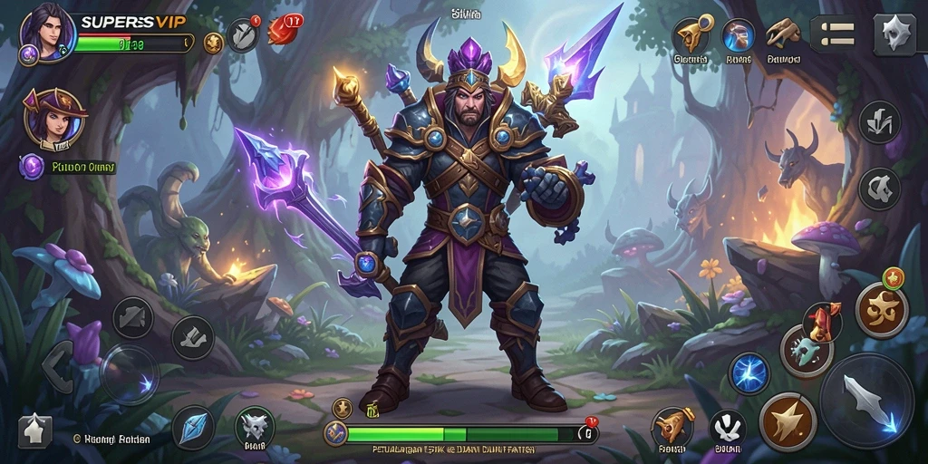 Tangkapan layar utama <strong>SUPERSVIP</strong> menunjukkan aksi seru dalam petualangan epic.