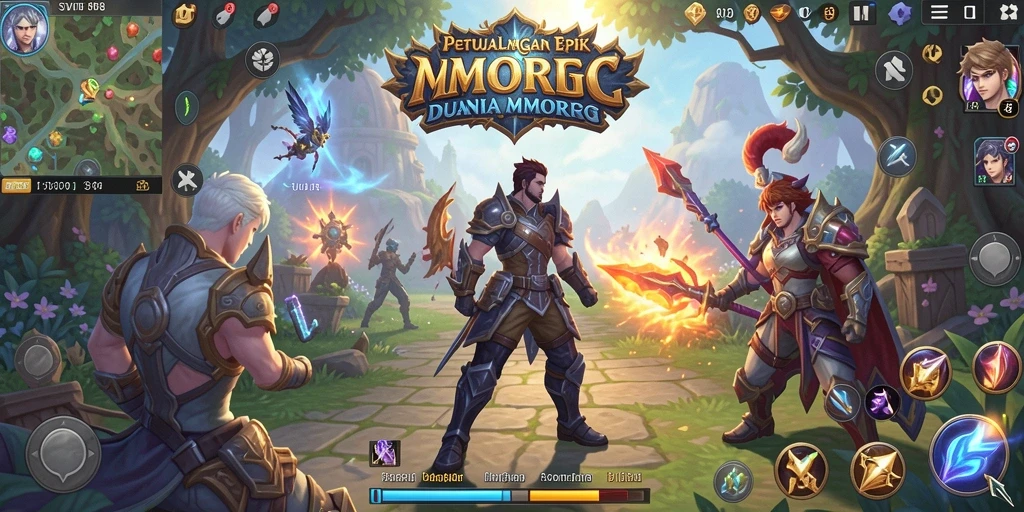 Gameplay dinamis dan seru dalam dunia MMORPG SVIP8.