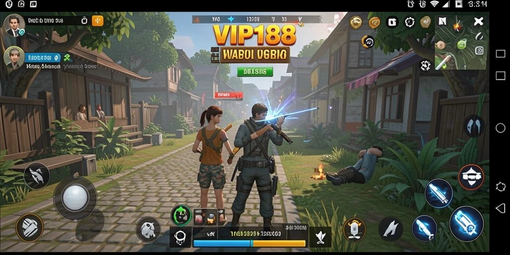 Tampilan gameplay menarik dalam simulasi kehidupan VIP188.